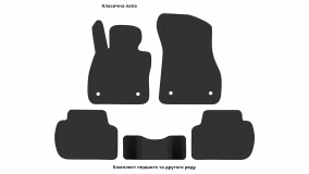 Interior mats for the BMW (F40) 1-Series 2019-2024 III generation EU Hatchback - Фото 3
