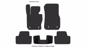 Interior mats for the BMW F32 4-Series 2013-2020 I generation EU Coupe xDrive - Фото 3