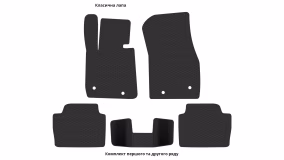 Interior mats for the BMW F33 4-Series 2013-2020 I generation EU Cabriolet - Фото 2