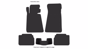 Interior mats for the BMW E34 5-Series 1987-1996 III generation EU Universal - Фото 3
