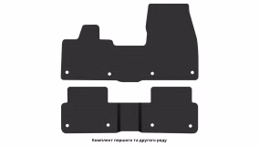 Interior mats for the BMW i3 Range Extender 2013-2022 I generation EU Hatchback - Фото 2