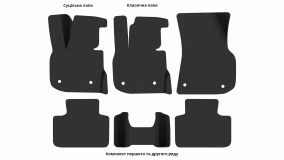 Interior mats for the BMW iX3 (G08) 2020-2025 I generation EU Crossover - Фото 2