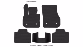 Interior mats for the BMW X1 (U11) 2022-… III generation EU Crossover - Фото 3