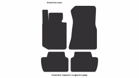 Interior mats for the BMW (G42) 2-Series 2021-… II generation EU Coupe - Фото 3