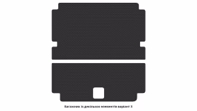 Interior mats for the BMW X7 G07 2018-… I generation EU Crossover 6-seater - Фото 2