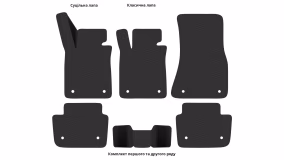 Interior mats for the BMW G31 5-Series 2017-2023 VII generation EU Universal - Фото 3