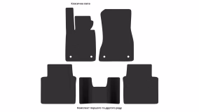 Interior mats for the BMW i5 (G60E) 2023-… I generation EU Sedan Long - Фото 2