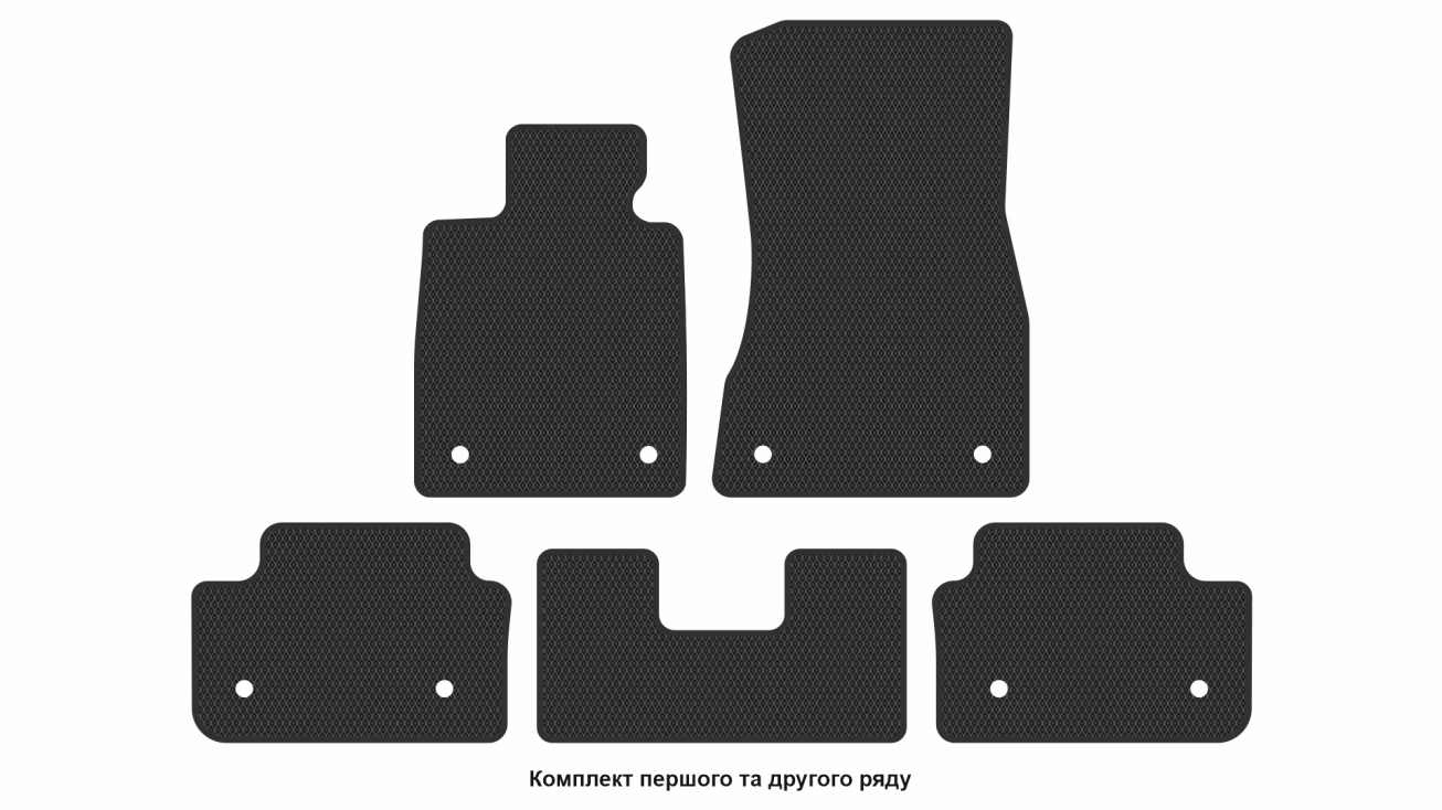 Interior mats for the BMW G61 5-Series 2023-… VIII generation EU Universal - Фото 2