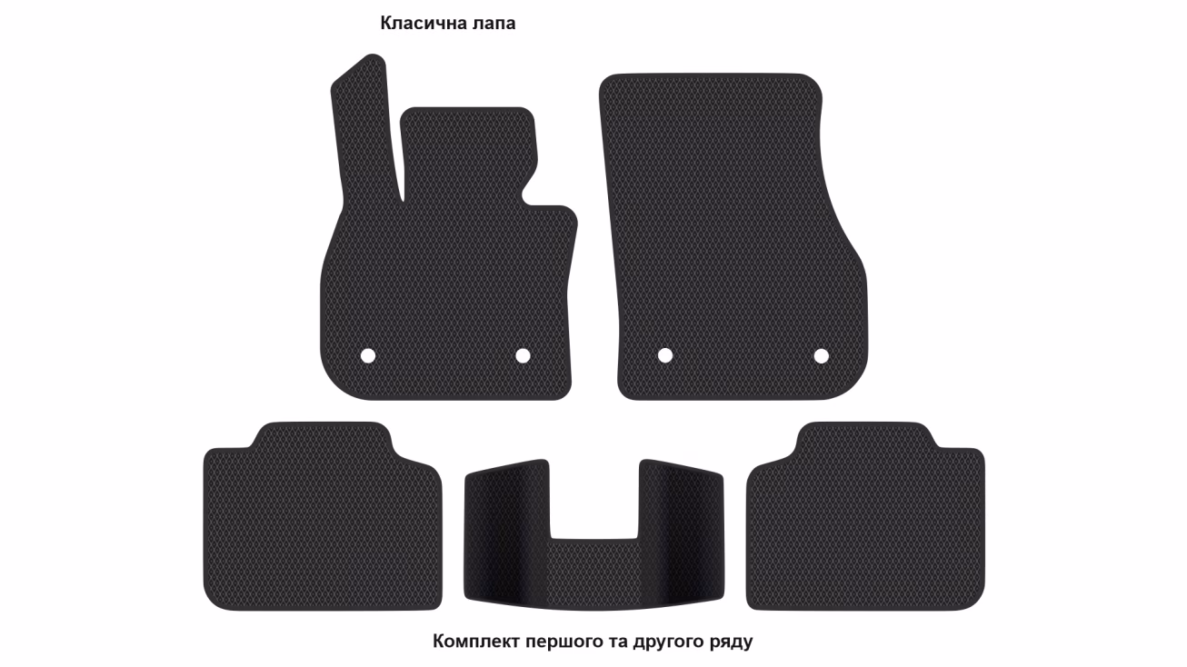 Interior mats for the BMW X2 (U10) 2023-… II generation EU Crossover - Фото 2