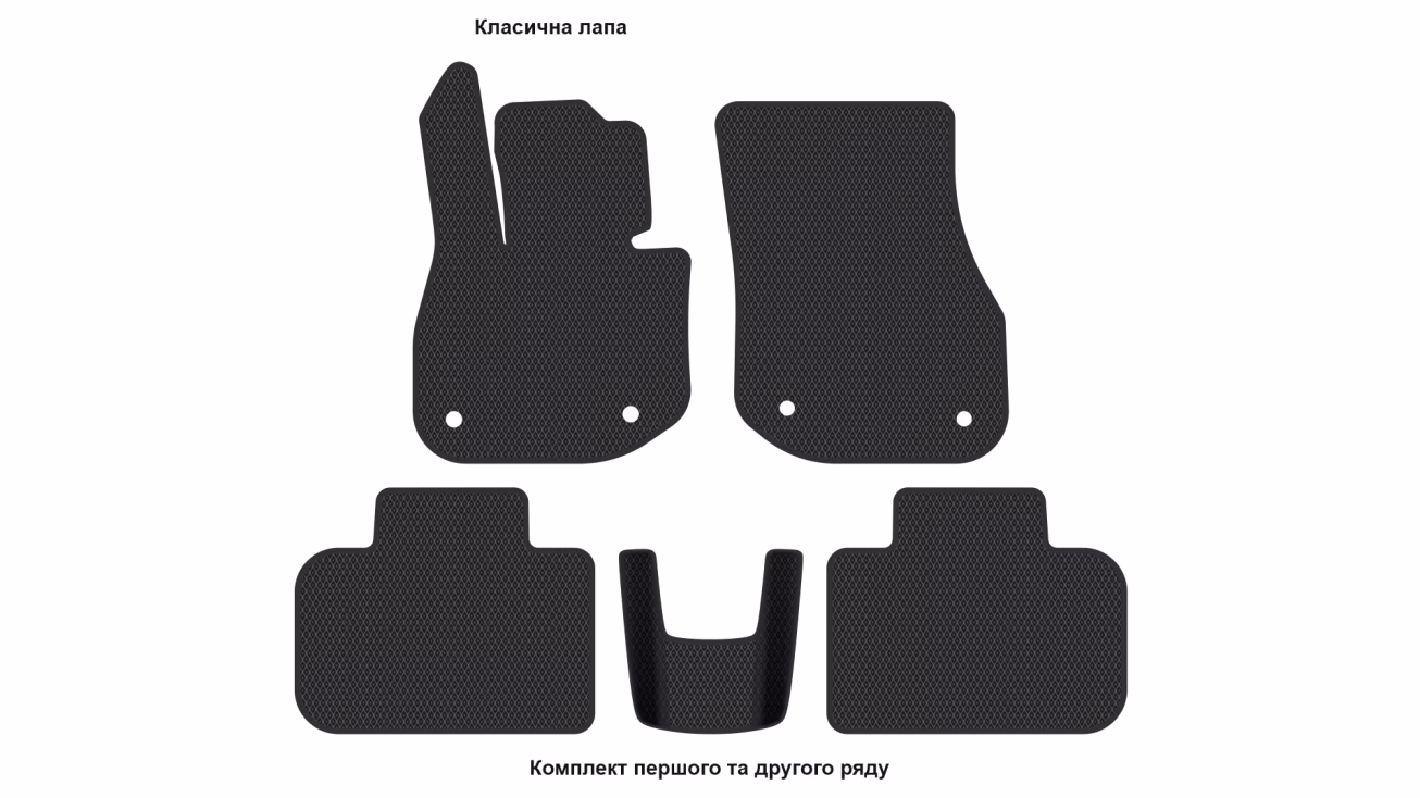 Interior mats for the BMW iX2 (U10) 2023-… I generation EU Crossover - Фото 2