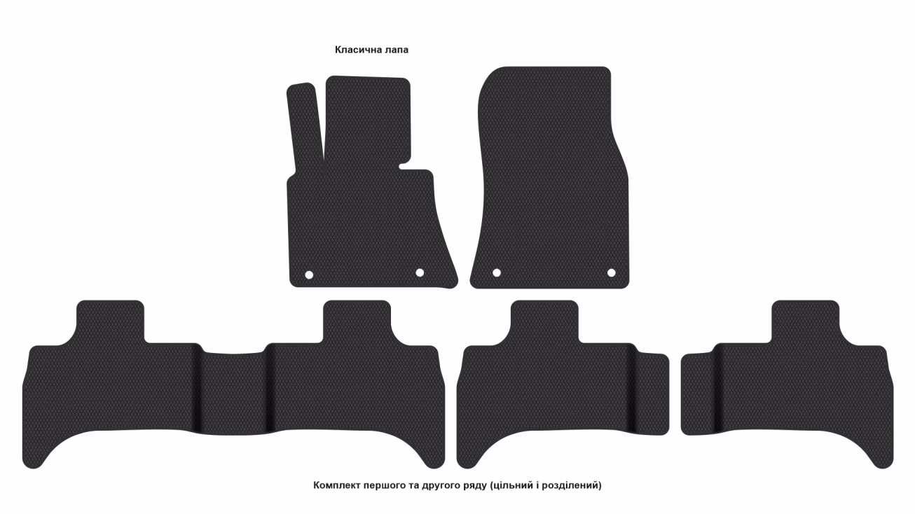 Interior mats for the BMW X5 E53 1996-2006 I generation Crossover - Фото 2