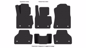 Interior mats for the BMW X3 F25 2010-2017 II generation US Crossover - Фото 2
