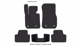 Interior mats for the BMW F32 4-Series 2013-2020 I generation EU Coupe - Фото 3