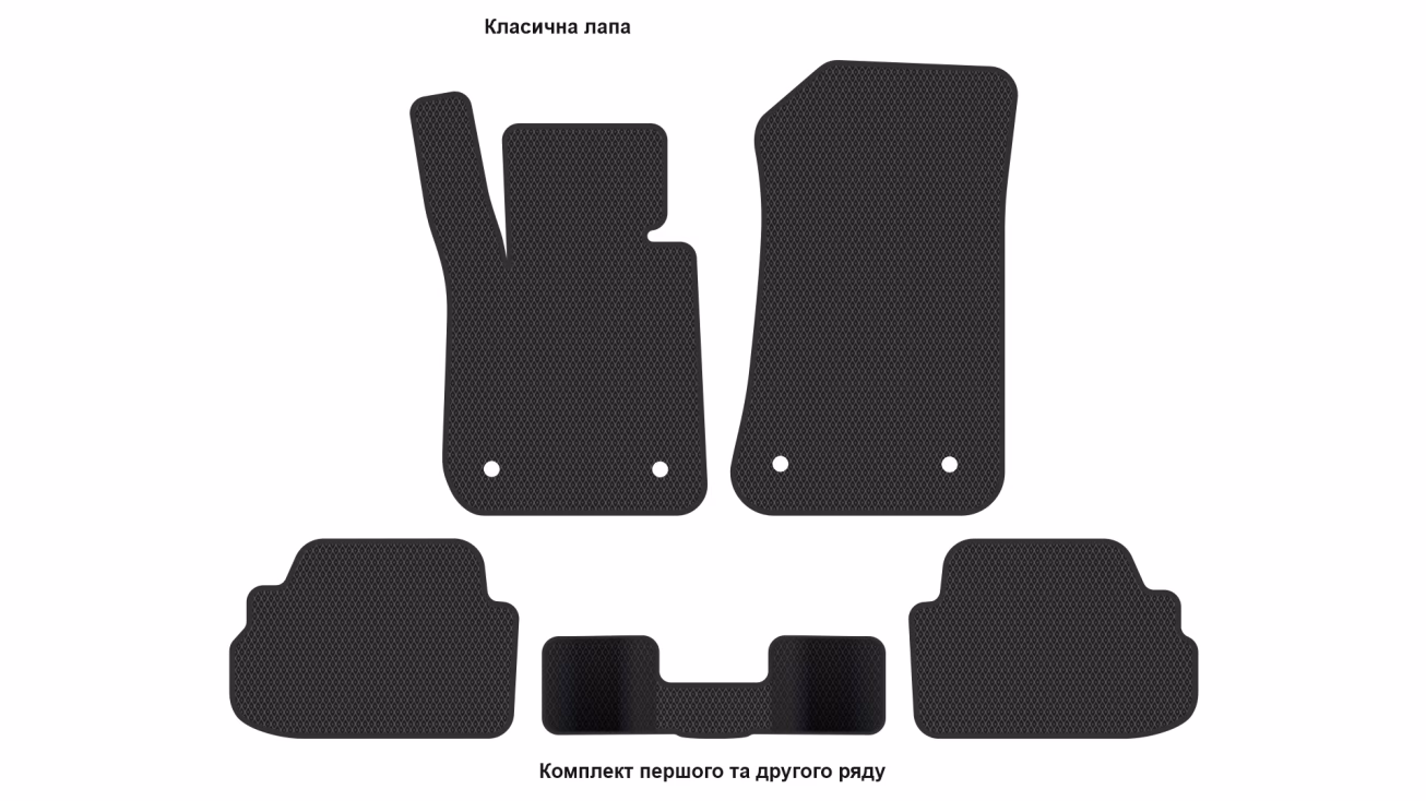 Interior mats for the BMW (E82) 1-Series 2004-2012 I generation EU Coupe - Фото 2