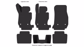 Interior mats for the BMW F30 3-Series 2011-2019 VI generation EU Sedan AWD - Фото 3