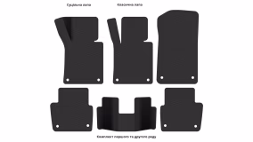 Interior mats for the BMW E46 3-Series 1997-2006 IV generation EU Sedan - Фото 4