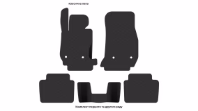 Interior mats for the BMW F31 3-Series 2011-2019 VI generation US Universal AWD - Фото 4