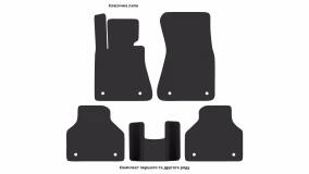 Interior mats for the BMW E65 7-Series 2001-2008 IV generation EU Sedan - Фото 2