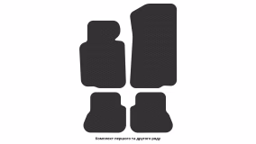 Interior mats for the BMW E46 3-Series 1997-2006 IV generation EU Cabriolet - Фото 3