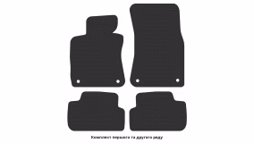 Interior mats for the BMW E63 6-Series 2003-2011 II generation EU Coupe - Фото 2