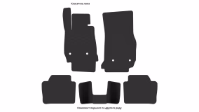 Interior mats for the BMW F31 3-Series 2011-2019 VI generation Universal - Фото 3