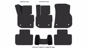 Interior mats for the BMW X3 G01 2017-2024 III generation Crossover - Фото 2