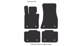 Interior mats for the BMW G32 6-Series Gran Turismo 2017-… IV generation EU Liftback - Фото 2