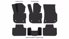 Interior mats for the BMW X4 G02 2018-… II generation Crossover - Фото 2
