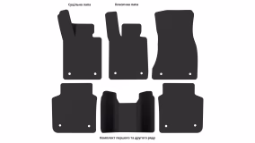 Interior mats for the BMW G12 7-Series 2015-2022 VI generation EU Sedan 5-seater Long - Фото 2