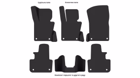 Interior mats for the BMW X3 E83 2006-2013 I generation US Crossover - Фото 2