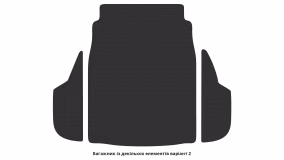 Interior mats for the BMW E60 5-Series 2003-2007 V generation Sedan pre-restyling - Фото 4