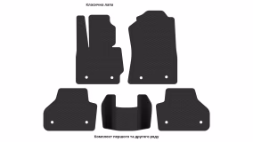 Interior mats for the BMW X4 F26 2014-2018 I generation US Crossover - Фото 2