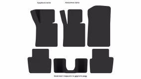Interior mats for the BMW E46 3-Series 1997-2006 IV generation EU Hatchback - Фото 3