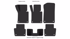 Interior mats for the BMW E46 3-Series 1997-2006 IV generation EU Universal - Фото 4