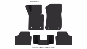 Interior mats for the BMW X1 (E84) 2009-2015 I generation EU Crossover xDrive - Фото 2