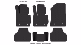 Interior mats for the BMW X3 F25 2010-2017 II generation EU Crossover - Фото 2