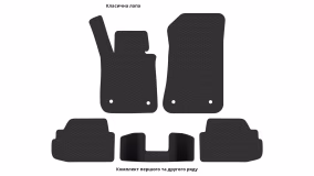 Interior mats for the BMW (E87) 1-Series 2004-2012 I generation EU Hatchback 5-door - Фото 4