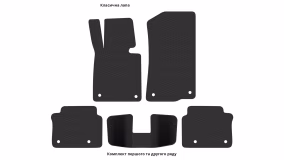 Interior mats for the BMW E46 3-Series 2003-2006 IV generation EU Coupe restyling - Фото 2