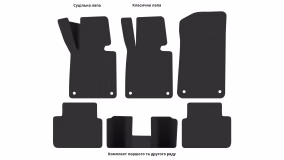 Interior mats for the BMW E46 3-Series 1997-2003 IV generation EU Coupe pre-restyling - Фото 4