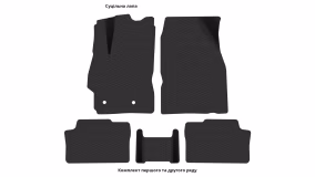 Interior mats for the BYD E5 2015-2020 I generation CN Sedan - Фото 3
