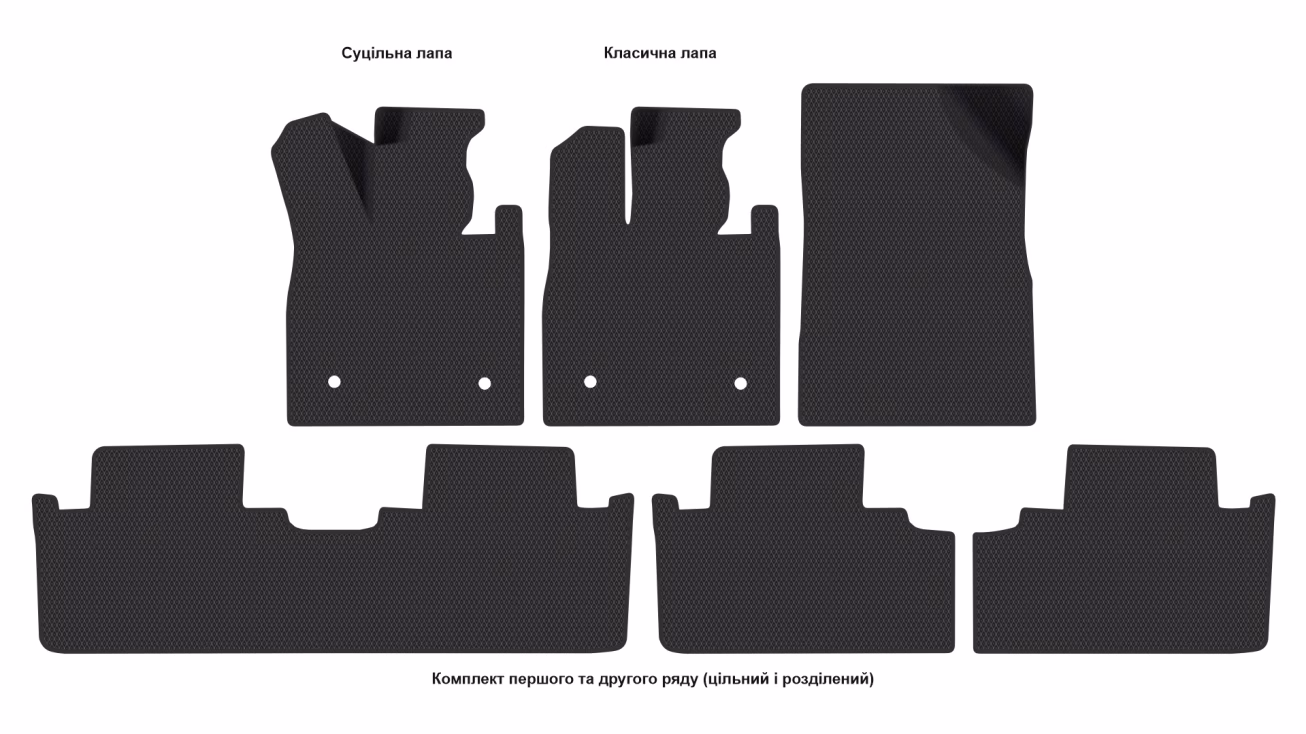 Interior mats for the BYD Song Plus 2020-… II generation CN Crossover - Фото 2