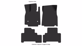 Interior mats for the BYD Tang (EV) 2018-2025 II generation EU Crossover 6-seater - Фото 5