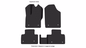 Interior mats for the BYD Yuan EV360 2016-2021 I generation CN Crossover - Фото 3