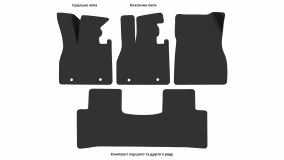 Interior mats for the BYD Sealion 07 2024-… I generation CN Crossover - Фото 3