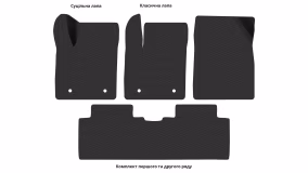 Interior mats for the BYD Yuan Up 2024-… I generation CN Crossover - Фото 3