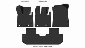 Interior mats for the BYD Tang L 2025-… III generation CN Crossover 7-seater - Фото 2