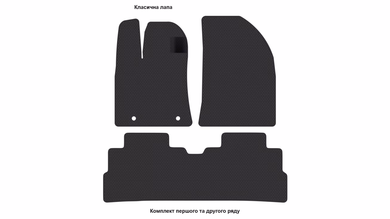 Interior mats for the BYD Dolphin Surf 2025-… I generation EU Hatchback - Фото 2