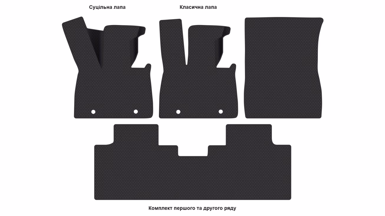 Interior mats for the BYD Leopard 7 2025-… I generation CN Crossover Hybrid (PHEV) - Фото 2