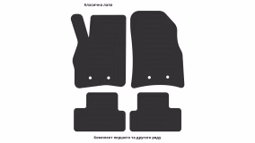 Interior mats for the Cadillac ELR 2013-2016 I generation US Coupe - Фото 3