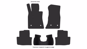Interior mats for the Cadillac ATS 2012-2019 I generation US Sedan - Фото 3